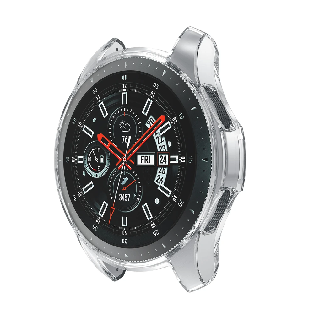 Для samsung Galaxy Watch 42 мм 46 Шестерни S3 Frontier SM-R810 SM-R800 SM-R760 мягкий защитный корпус из ТПУ с
