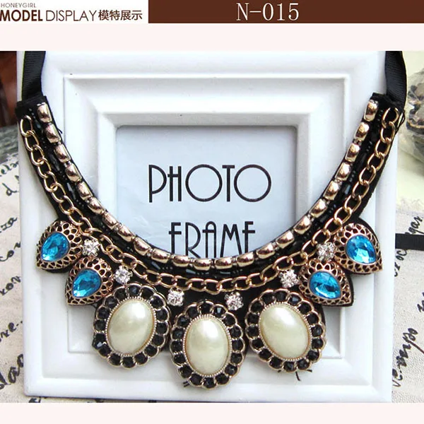 Ожерелье с искусственным воротником новый дизайн модное ожерелье подвеской