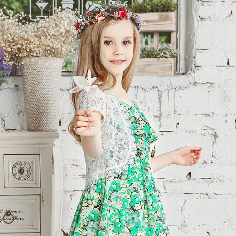 2017 куртка для девочек лето хлопок сладкий кардиган свитер с коротким рукавом