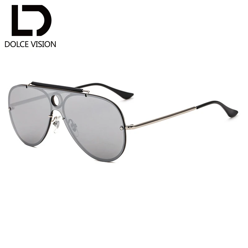 Dolce vision прозрачный солнцезащитные очки-авиаторы очки без оправы солнцезащитных