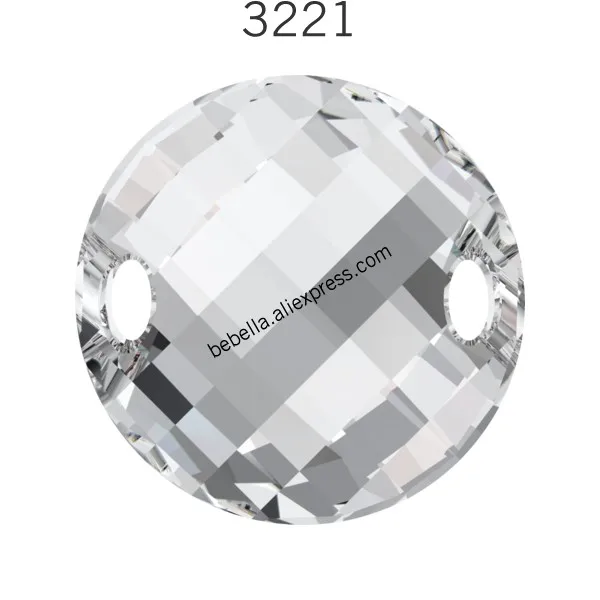 Оригинальные кристаллы Swarovski 3221 круглые стразы с пришитыми камнями для украшения