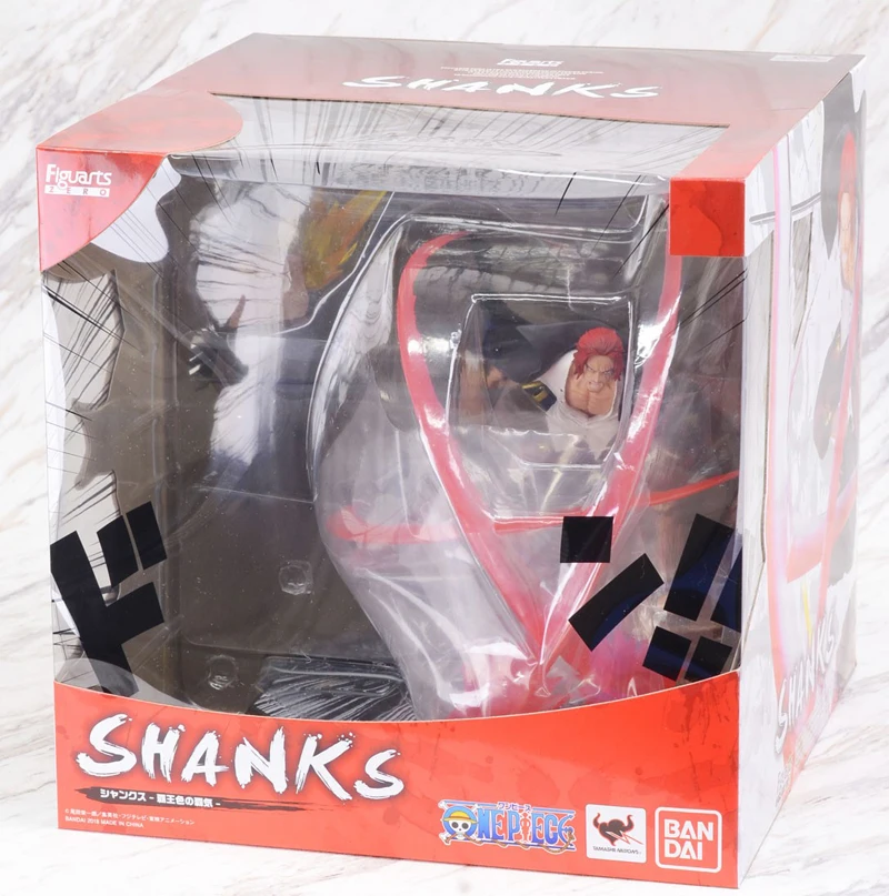 100% оригинал BANDAI Tamashii natis Figuarts ZERO Коллекция фигурка-Shanks -Haoh Color Haki-от &quotONE PIECE&quot |