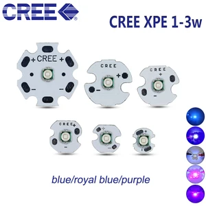 10 шт. cree XPE XP-E 3w 3535 led chipUV 395 400 нм Светодиодный УФ-излучатель диод Синий Фиолетовый Проверьте деньги стерилизация 20 мм печатная плата