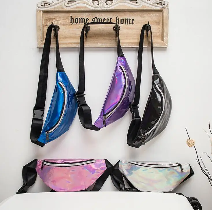 Оптовая продажа новый бренд женские сумки на пояс Женская поясная сумка лазерная