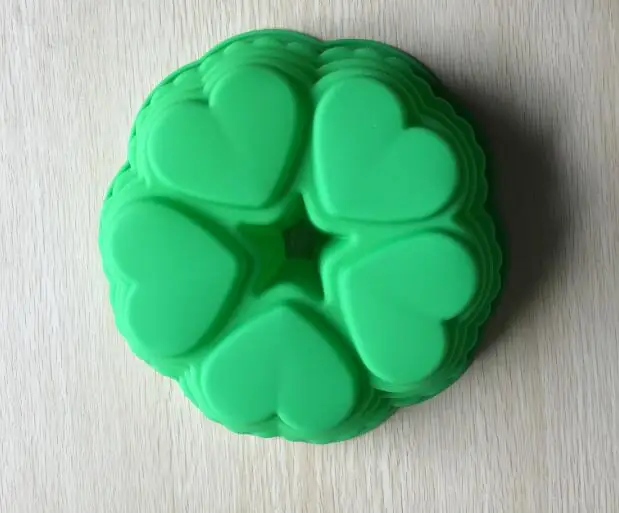 

Силиконовая форма 25,5*8,5 см в форме сердца для торта, Цветочная помадка, форма для торта, bakingwear