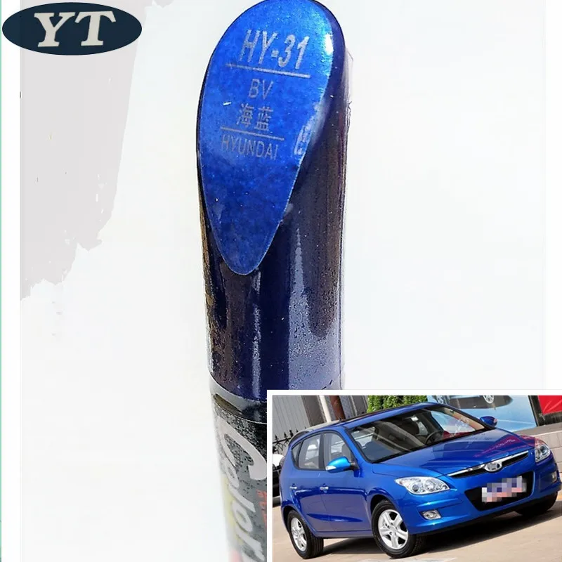Авторучка для ремонта царапин авторучка синего цвета Hyundai IX35 IX25 Elantra Accent I30 Verna Tucson