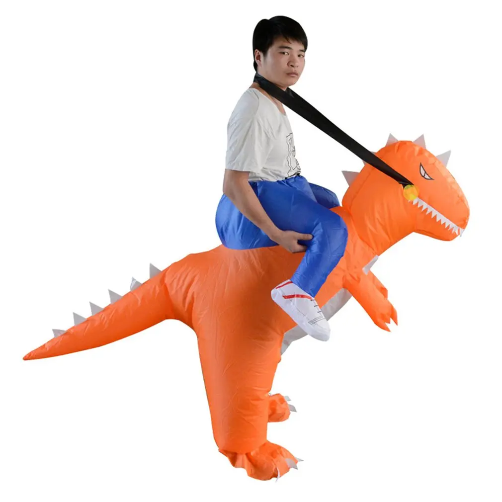 

Holiday Carnival Costume Women Men Dinosaur Inflatable Costumes Funny Party Animal Cosplay Halloween Costume for Dropshipping