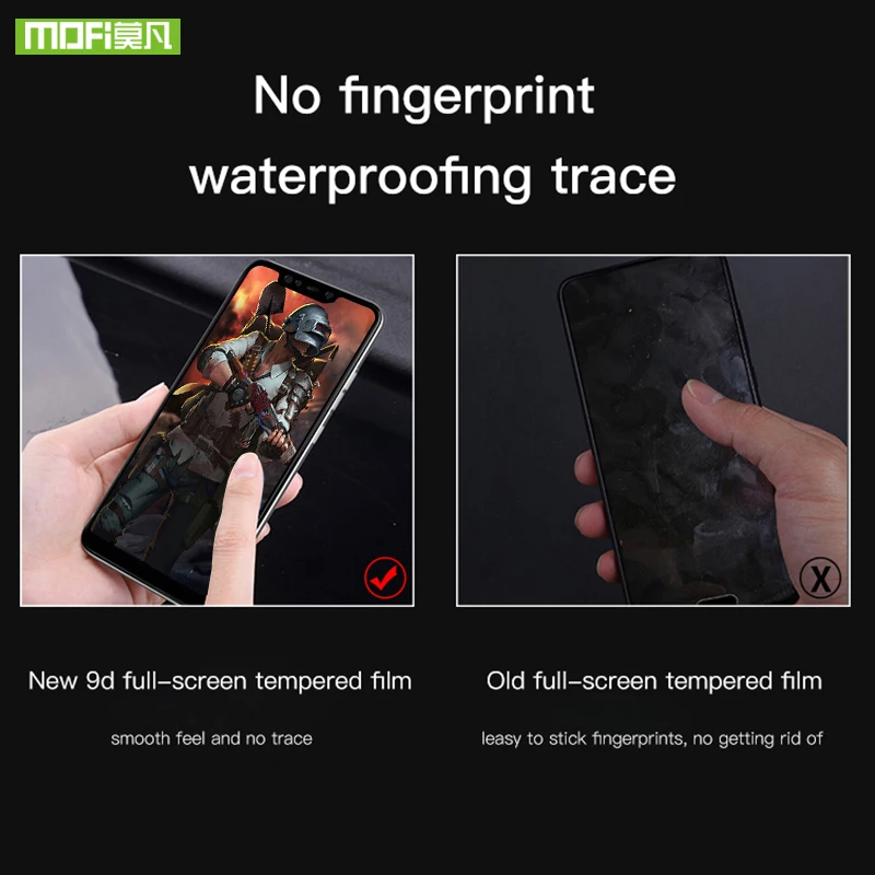 Mofi for xiaomi redmi note 6 pro glass screen protector tempered full cover | Мобильные телефоны и аксессуары
