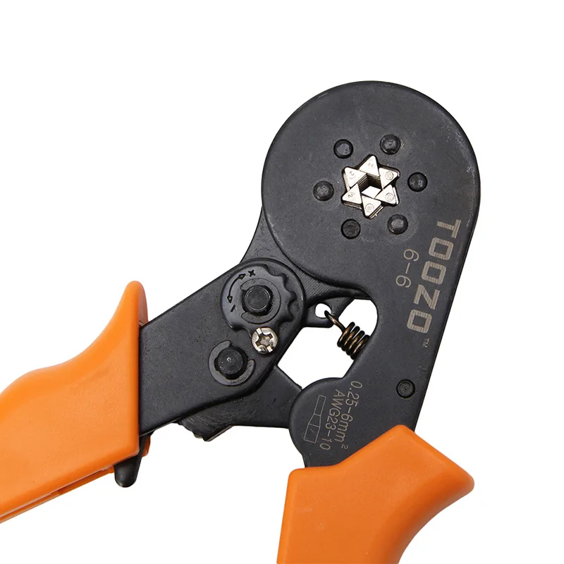 

TOOZO Terminal Crimping Tool Bootlace Ferrule Crimper Wire End Cord Pliers 0.25-6 Square Millimeter