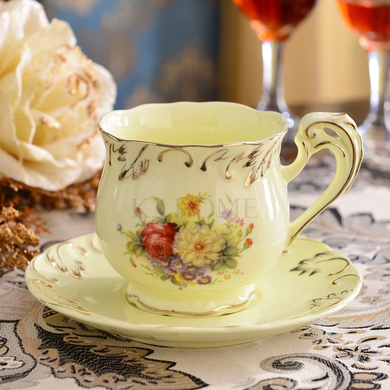 Высококачественная официальная винтажная фарфоровая красная чайная чашка