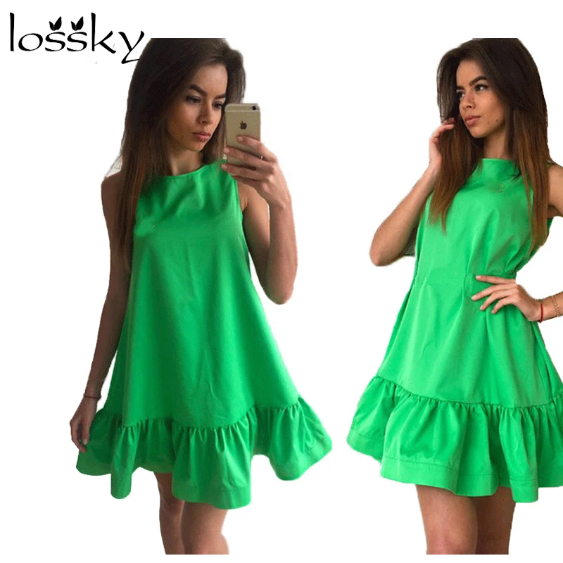 Большие размеры Vestidos De Fiesta Новое поступление Lossky 2019 летнее платье женские