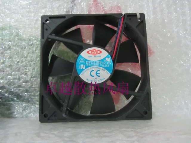 

12cm fan double ball original 12025 df1212bb 12v 0.38a 3 line