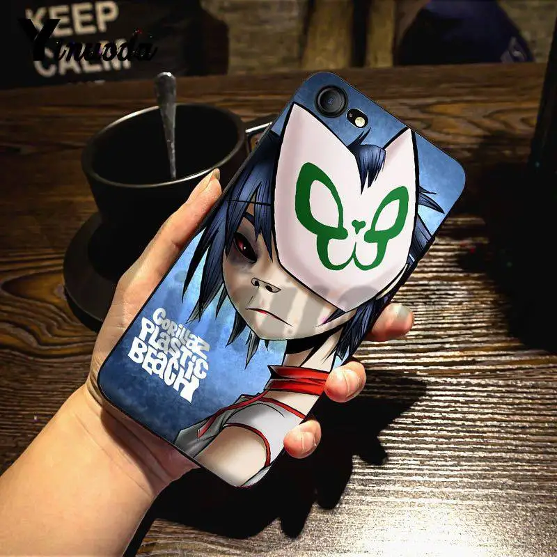 2 Yinuoda для iphone 7 6 X Чехол Gorillaz лодка Illust музыка Доминантный защитный корпус телефона для iphone 7X6 6S 8 Plus 5 XS XR - Цвет: 2