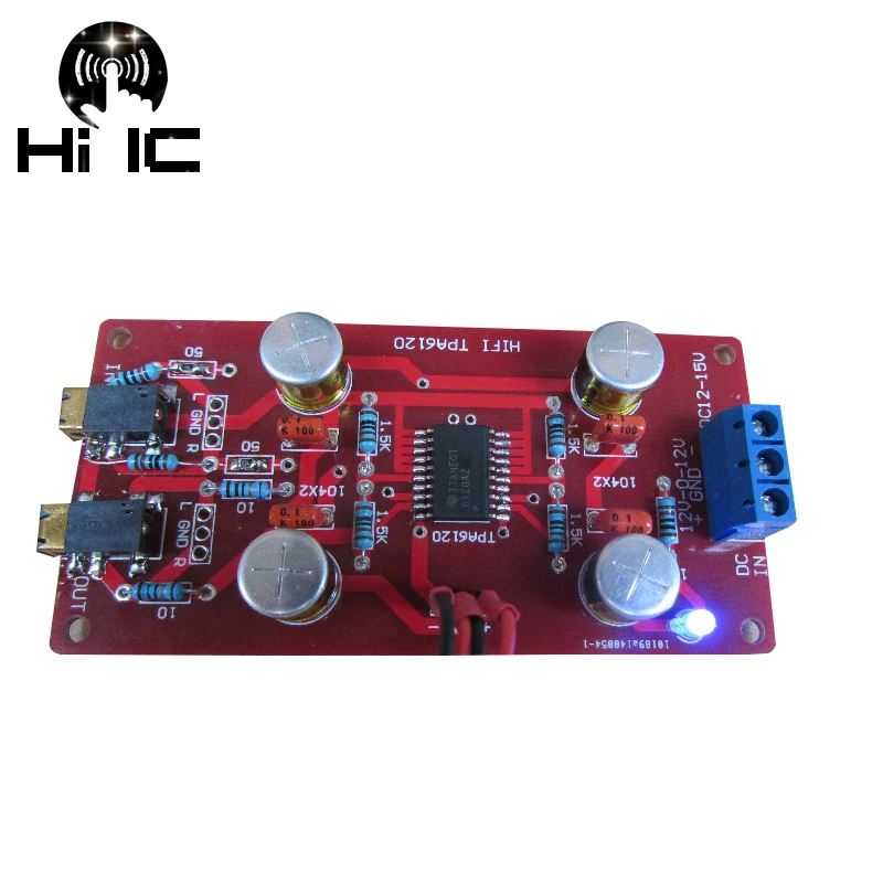 TPA6120 Hi Fi усилитель для наушников Плата усилителя сделай сам поддерживает питание