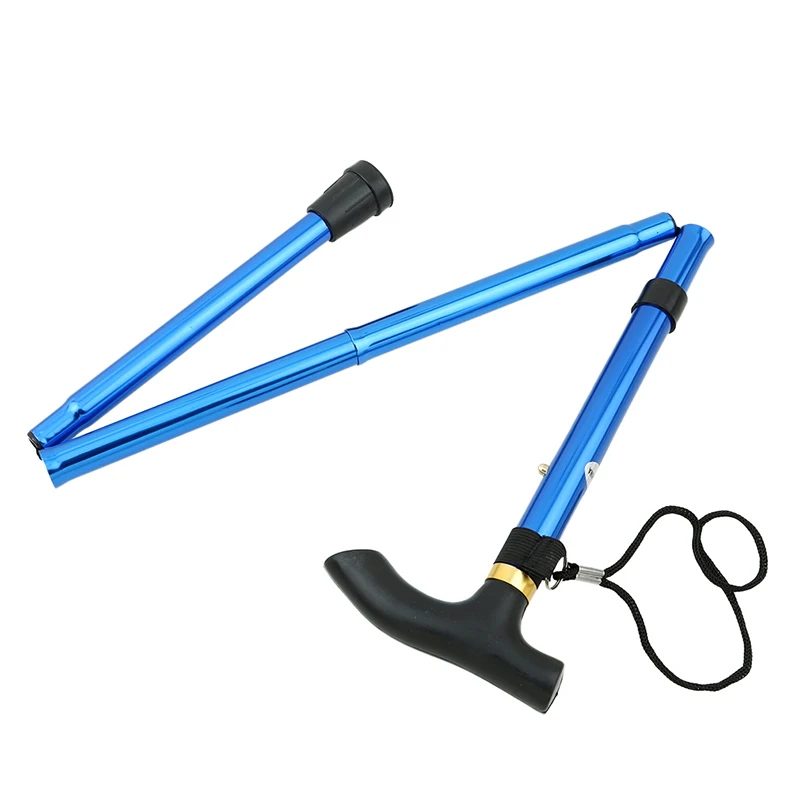 Walking Stick Hiking Trekking Poles Trail Ultralight 4 Section Adjustable Canes Aluminum Alloy Folding Cane Sticks|Трекинговые палки|
