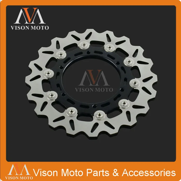 2 шт. передний плавающий тормозной диск для Yamaha XJ600 98 03 XTZ660 08 13 TDM900 02 14 YZF600 96 07 YZF1000 YZF