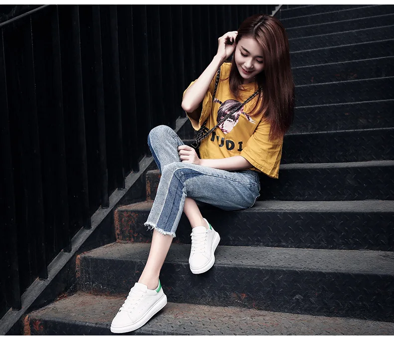 Женские кроссовки на платформе белые высокого качества мужские Mcqueens | Обувь