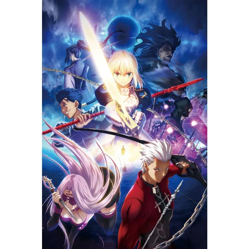 

Новое поступление 2017, ткань с рисунком fate zero, Женская ткань, шелковая ткань с индивидуальным принтом, постер для домашнего декора для вашей г...