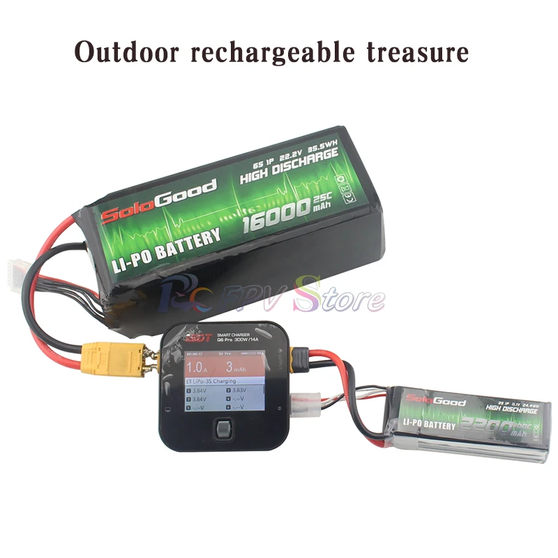 SoloGood 22000 16000 12000 MAH 22,2 V 6S литиевые батареи для авиационной модели большой емкости для защиты растений БПЛА
