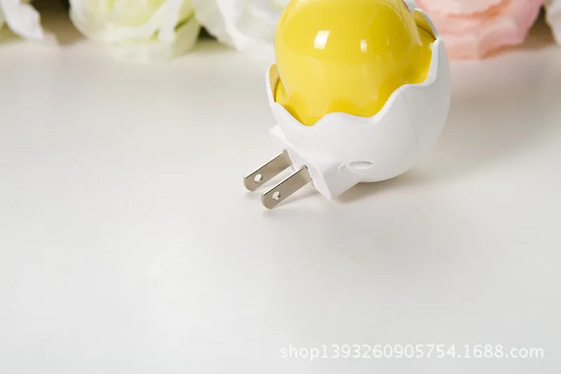 Новинка милый Ночной светильник с вилкой Стандарта ЕС и США светодиодный