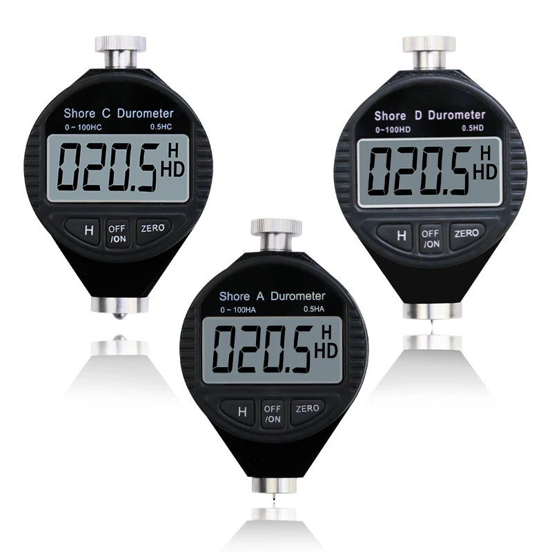 Цифровой дюрометр твердости берега Измеритель Твердости 0-100 A/C/D для пластика