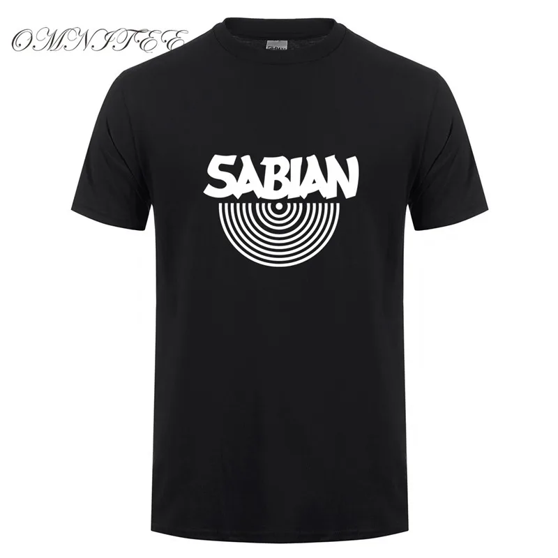 Мужская футболка Sabian новые классные хлопковые мужские футболки с коротким