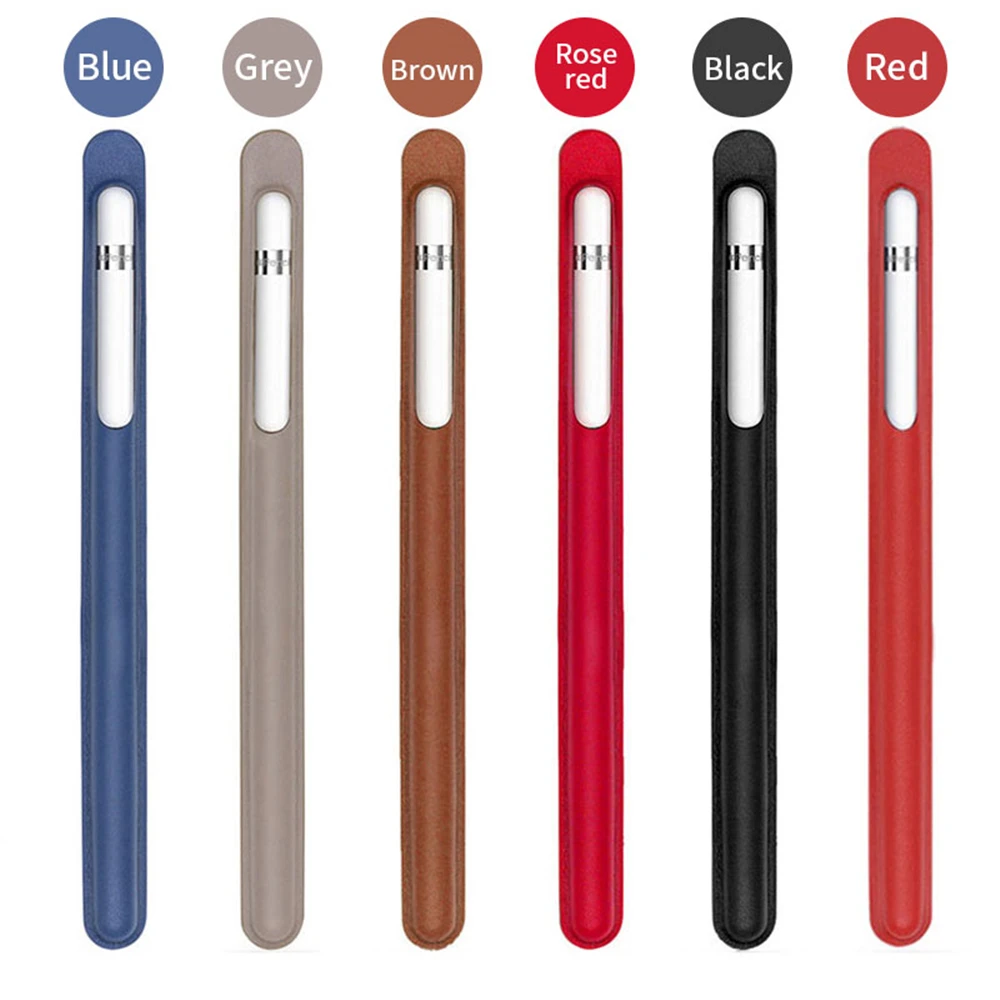 For Apple Pencil PU Leather Case Cover Pouch Holder Bag For iPad Pro 9.7 10.5 12.9'' Touch Stylus Pen for New iPad 9.7