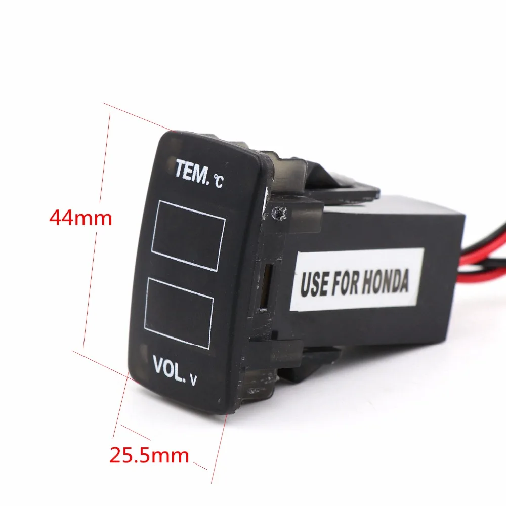 Автомобильный интерфейс 12 в цифровой ЖК измеритель напряжения монитор батареи и