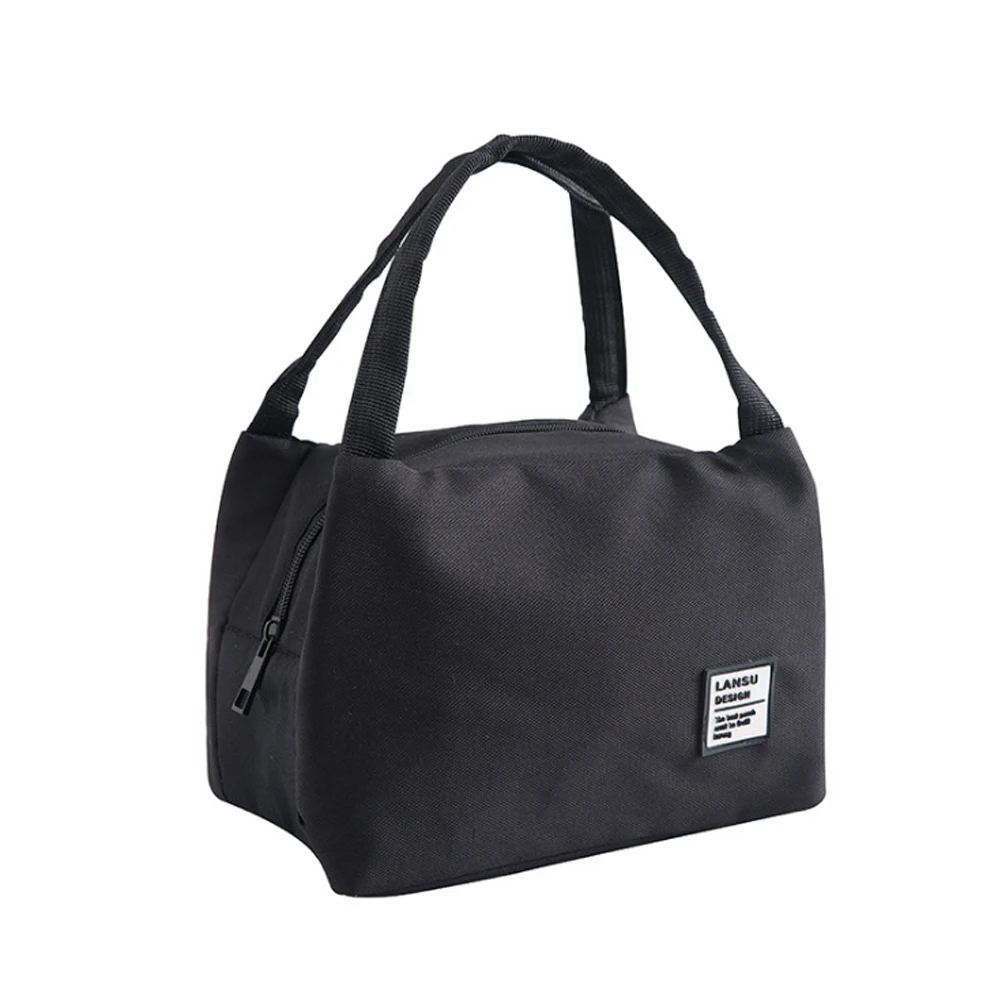 НОВАЯ Портативная сумка для еды термо Холст Твердые теплоизолированные сумки-холодильники для пикника Сумки для ланча Мода Держать предупреждение высокого качества Мода