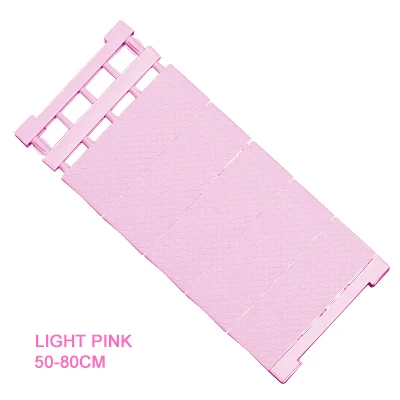 50x80 pink Регулируемые полки для шкафа Держатели шкаф, органайзер для хранения полка настенный кухонный шкаф Экономия пространства шкаф декоративный - Цвет: 50x80 pink