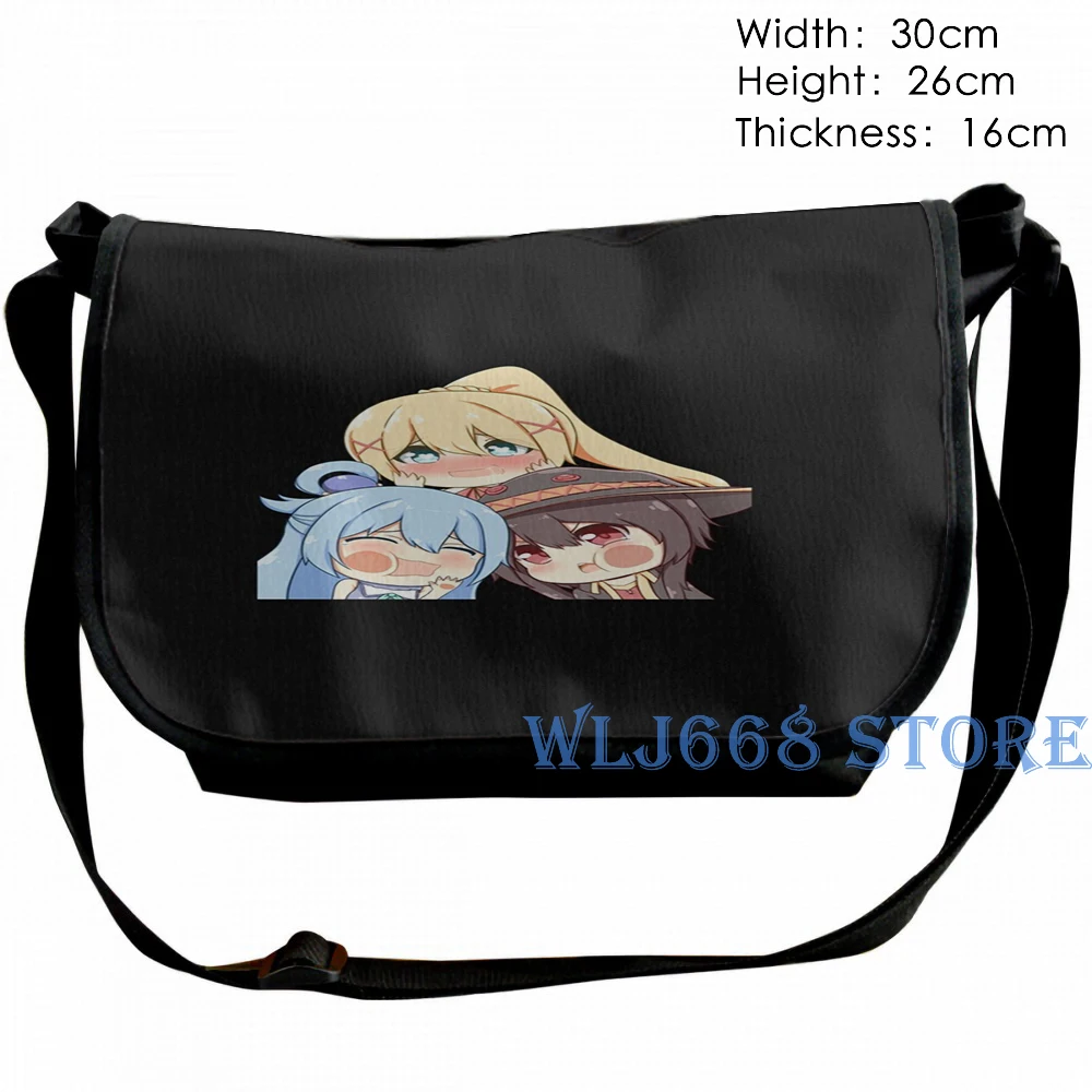 Забавные женские сумки через плечо Konosuba с графическим принтом! Водный мегумин