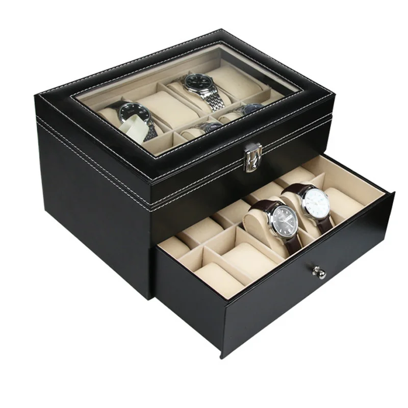 Quickdone 1 шт. коробка для демонстрации часов держатель хранения органайзер чехол