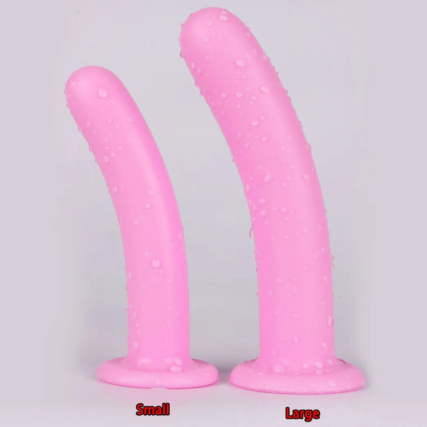Big Suction Cup Pink Silicone Soft Anal Plug Sexy Toys Smooth Cozy Dildo Butt Plugs Sex For Woman Men Gay Buttplug | Красота и