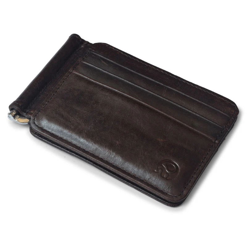 Мужской тонкий бумажник из натуральной кожи с 12 слотами для карт|card pocket|case for credit