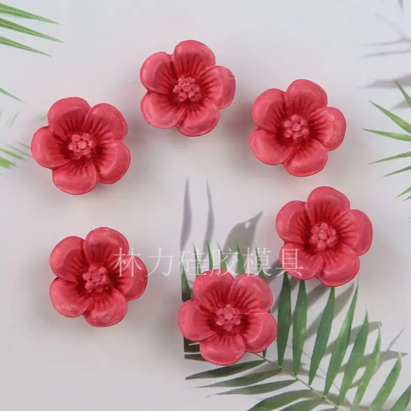 

Cherry Blossoms Flower Silicone Mold Resin Pendant Mold Craft Tool DIY Accessories Jewelry Making Tool