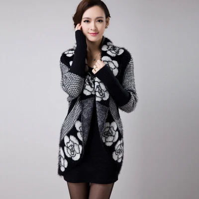 Новинка 2020 корейский стиль свободный средней длины толстый Осень-зима длинный