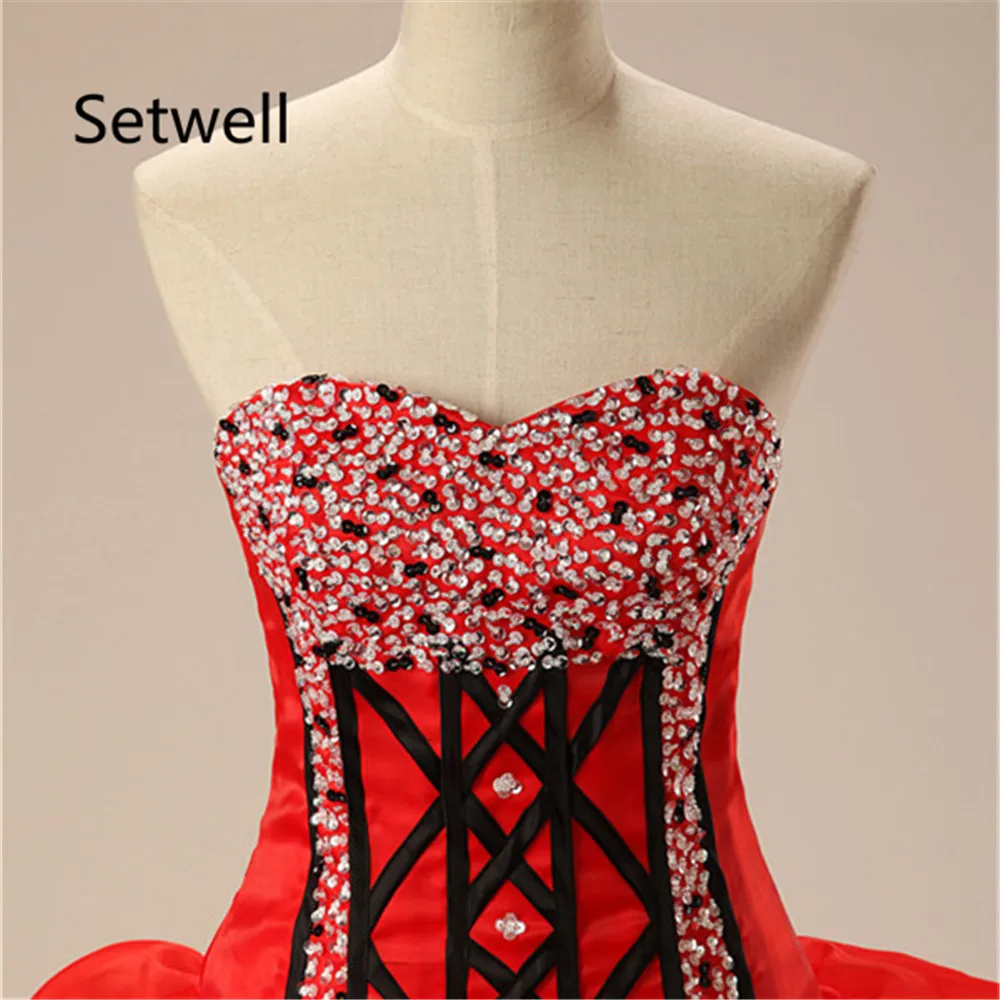 Новинка 2017 от Setwell платье Quinceanera без бретелек со шнуровкой сзади индивидуальный