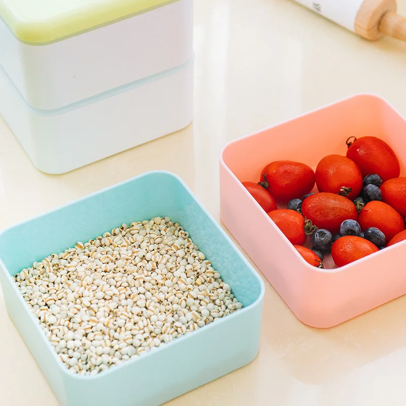 Японский Ланч-бокс для еды и Bento box с PP и 2 слоями PP+ ABS коробка для разогревания ланча в микроволновой печи коробки для детей в пищевой контейнер