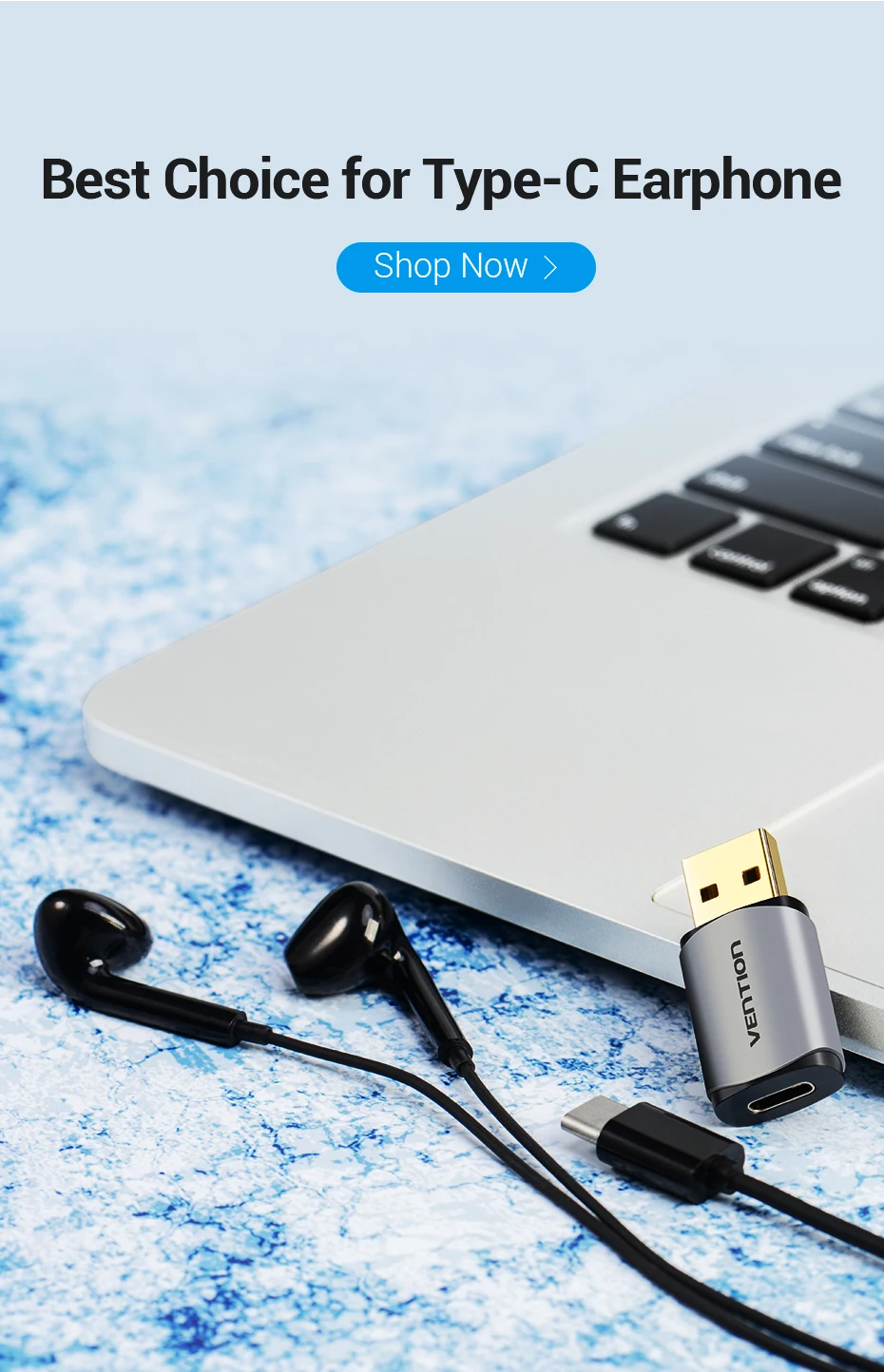 Vention USB для звуковой карты type-c USB C адаптер аудио интерфейс для тип компьютера-C кабель для наушников все-в-одном адаптер для звуковой карты