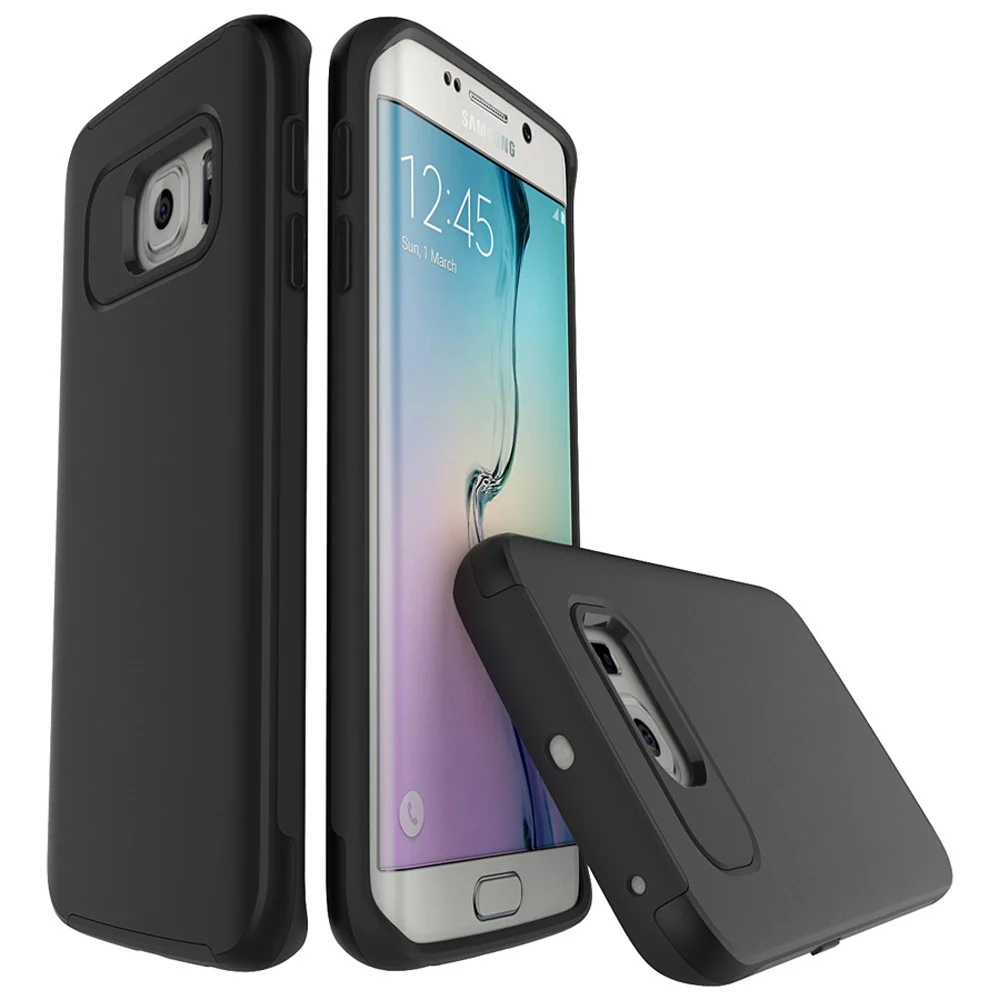 [Длинные Стивен] для Samsung S6 Edge чехол Heavy Duty Защита Подставки антидетонационных Galaxy