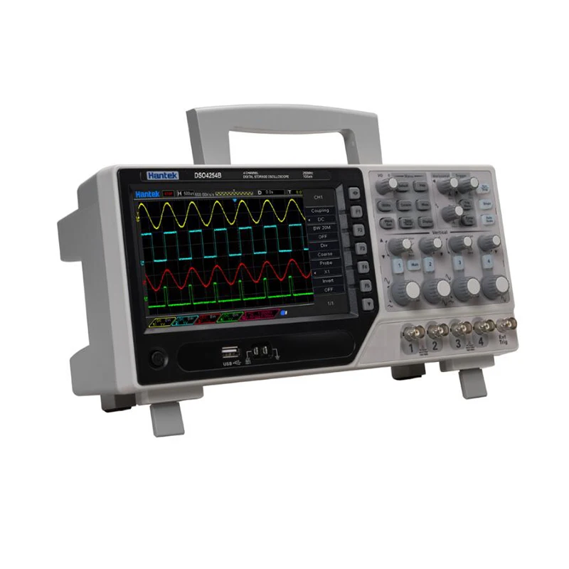 Цифровой осциллограф Hantek DSO4084B 80 МГц 1 Гвыб/с в режиме реального времени 4