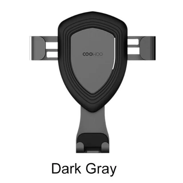 Dark Gray Xiaomi Mijia COOWOO умный автомобильный держатель с зажимом с датчиком тяжести, управление одной рукой, многофункциональное устройство, совместимое с воздухом OutletD5 - Цвет: Dark Gray