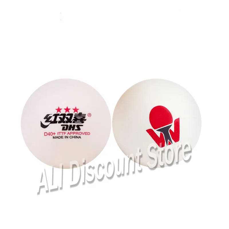 

2019 Dhs Ittf World Tour Table Tennis Balls 3 Star D40 Material Plastic Poly