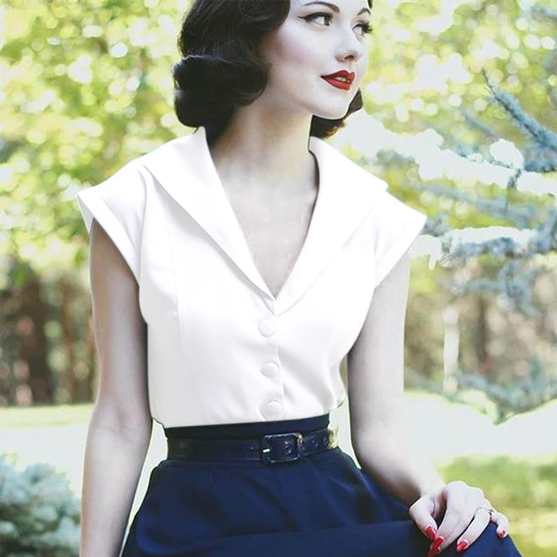 Женская рубашка OL тонкие женские блузки офисные рубашки летняя модная