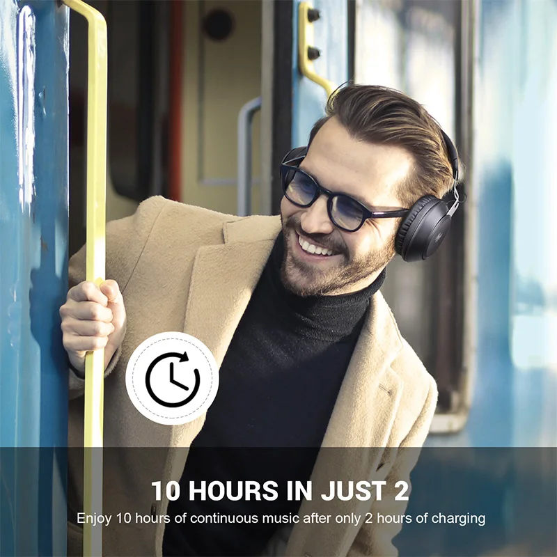 Oneodio стереонаушники Bluetooth 5 0 портативные беспроводные наушники громкой связи