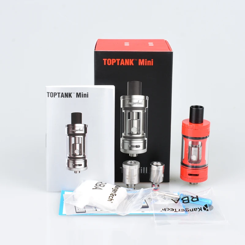 Бак kangertech TopTank Mini 4 мл атомайзер с верхним наполнением контроля воздушного потока с SOCC катушкой RBA Mini Plus катушка электронный Атомайзер