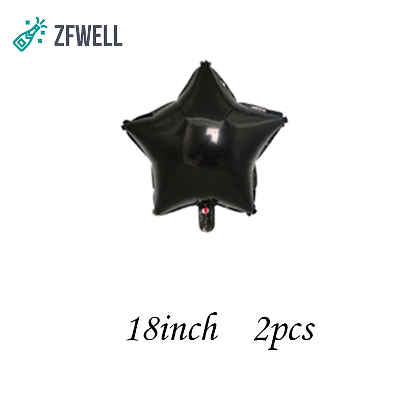 ZFWELL 17pz черная Золотая тканевая лента один флаг 36 дюймов алюминиевая пленка