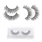 Ресницы 3D норковые ресницы ручной работы полная полоса ресниц крест накладные ресницы норковые ресницы натуральные ресницы