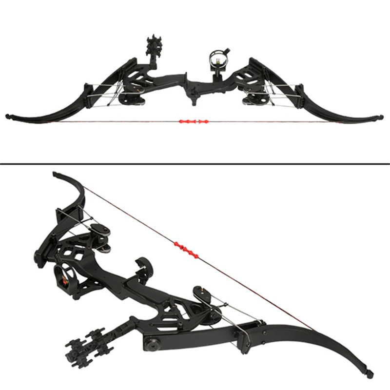 1 Set 30-55lbs Archery America Hunting Fishing Compound Bow 320fps Right Hand Laminated Limbs Shooting Outdoor Sports | Спорт и
