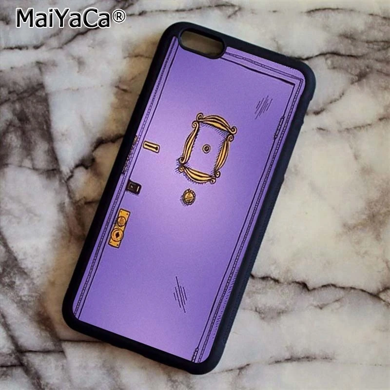 MaiYaCa друзья ТВ серия дверь телефон чехол для iPhone 5 6 s 7 8 plus 11 12 Pro X XR XS max Samsung S6 S7 S8 S9